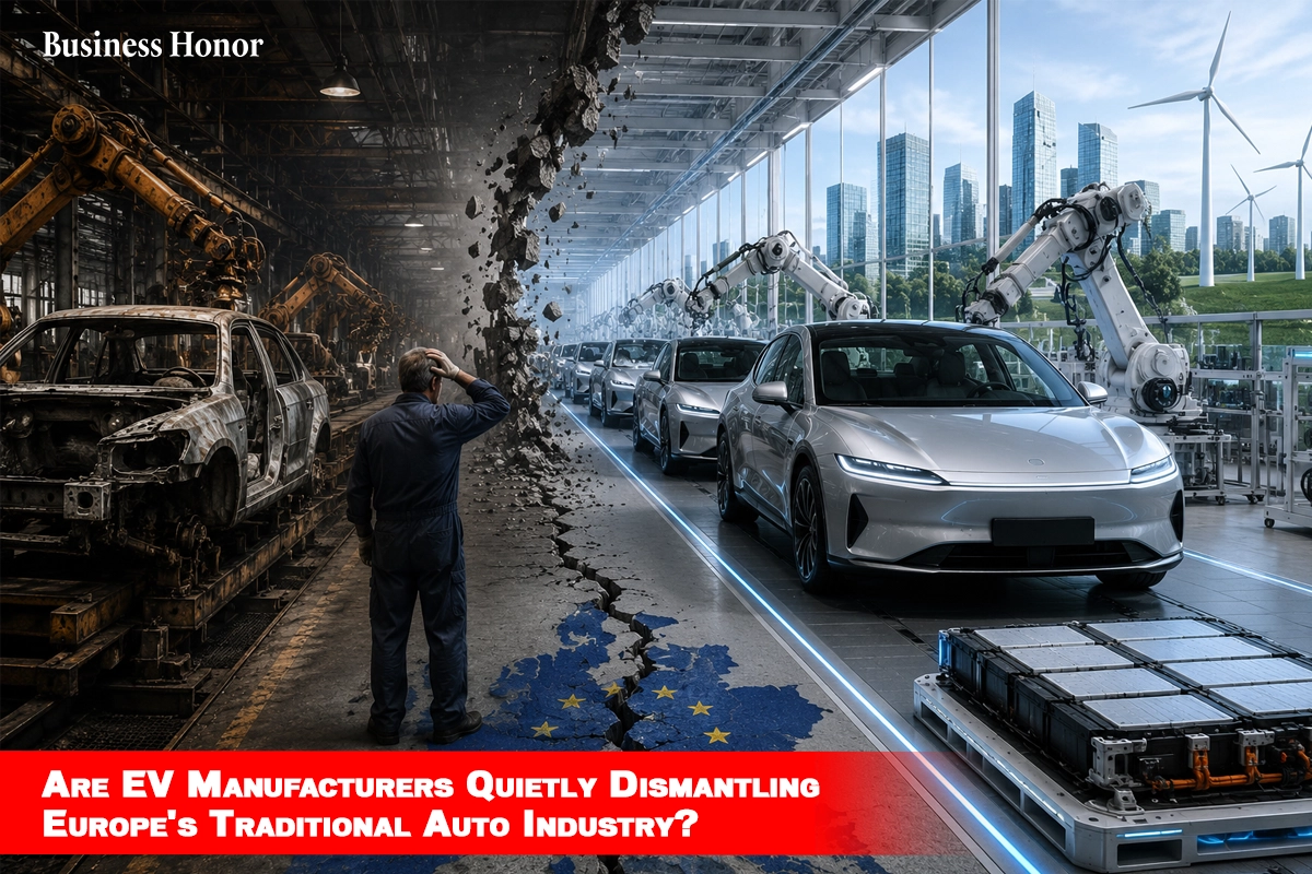  Are EV Manufacturers Quietly Dismantling Europe's Traditional Auto Industry? 